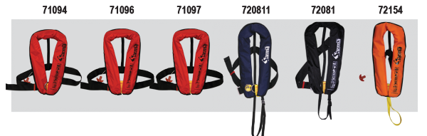 Lalizas Sigma Auto Inflatable Lifejacket 170N